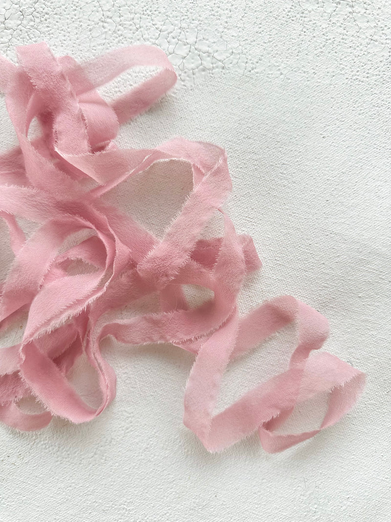 Bubblegum Pink Silk Ribbon Sheer Trim 216